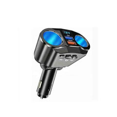 Transmetteur FM Bluetooth 5.0 pour voiture – appels mains libres et chargeur USB avec écran LED 