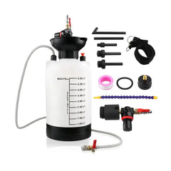 Remplisseur d’huile 5L & extracteur de liquides avec pompe – pour huile de boîte, huile moteur et autres fluides 