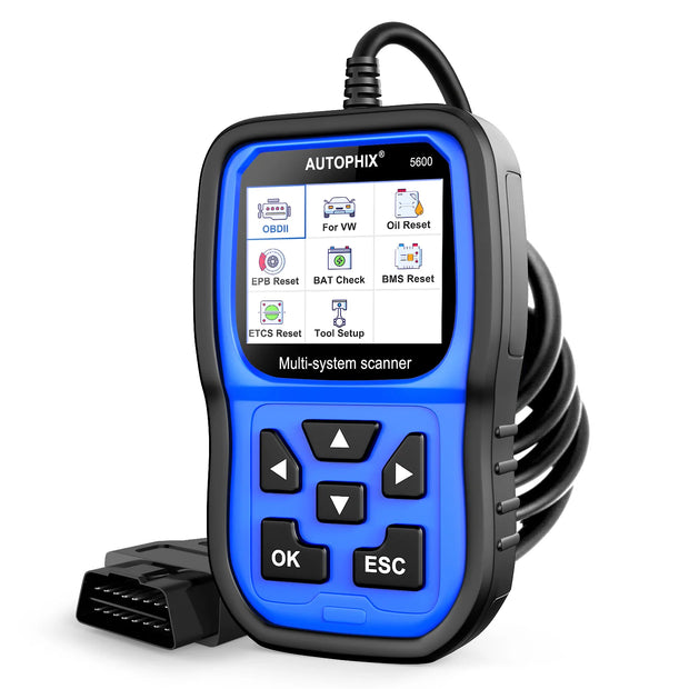 Testeur OBD pour VW, Audi, Skoda & Seat - enregistrement de la batterie et diagnostic complet