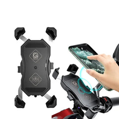 Support de téléphone pour moto avec charge sans fil 15 W 