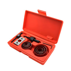 Jeu de scies cloches 19-64 mm – 8 pièces avec foret de centrage et adaptateur 