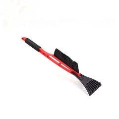 Grattoir à glace avec brosse à neige pour voiture – 43 cm rouge 