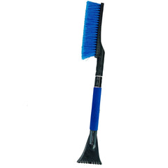 Grattoir à glace bleu avec balayette à neige pour voiture – 82 cm 