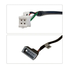 Câble adaptateur USB – connecteur 4 broches pour Kia et Hyundai, connexion via fiche 4 broches à l’autoradio du véhicule.