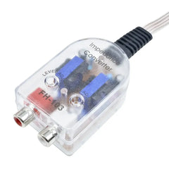 Convertisseur High to Low 2 canaux – adaptateur de sortie de ligne RCA pour autoradio 