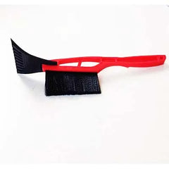 Grattoir à glace avec brosse à neige pour voiture – 43 cm rouge 