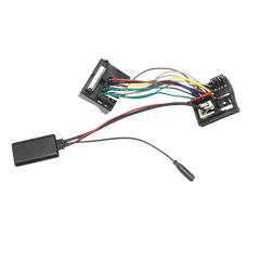 Adaptateur Bluetooth – VW (Passat, Touareg, Touran, etc.) et Skoda pour mise à niveau de l’autoradio avec câbles