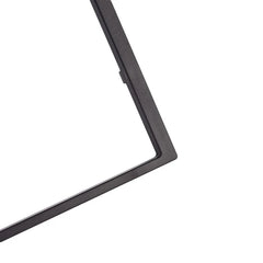 Cadre de montage 2 DIN pour autoradio – cadre universel noir 188 x 166 mm 