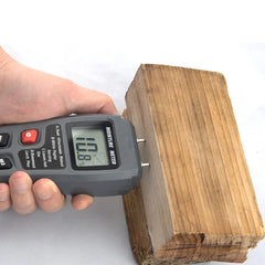 Humidimètre numérique pour bois avec écran LCD – testeur d’humidité pour bois et bois de chauffage 