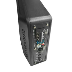 Subwoofer actif voiture 600W 12V – haut-parleur de basses compact avec câble audio 