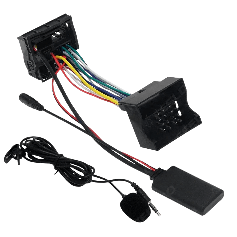 Adaptateur Bluetooth – Ford (Fiesta, Mondeo, Focus, Transit, Fusion, etc.) composants d’installation et câblage.