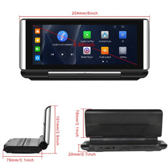 Écran pliable sans fil Apple CarPlay & Android Auto – écran portable 6,86" 