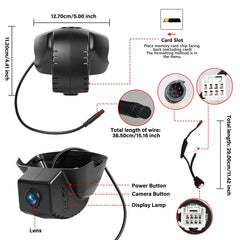Dashcam 4K discrète pour Honda Civic 2017-2020 – Plug & Play 