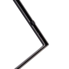 Cadre de montage 2 DIN pour autoradio – cadre universel noir 188 x 166 mm 