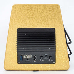 Subwoofer voiture 200W RMS – subwoofer de coffre 3800W avec connexions et commandes