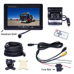 <h2>Kit caméra de recul 7" pour voiture, camion & utilitaire – écran + caméra (12V-24V)</h2> 