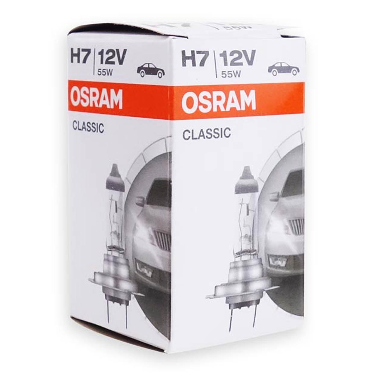 Ampoule halogène Osram Classic H7 12V 55W avec culot PX26d