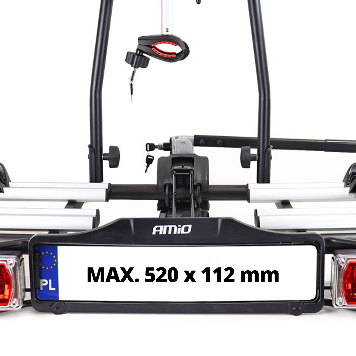 Porte-vélos sur attelage pour 2 vélos électriques TBC-02/2