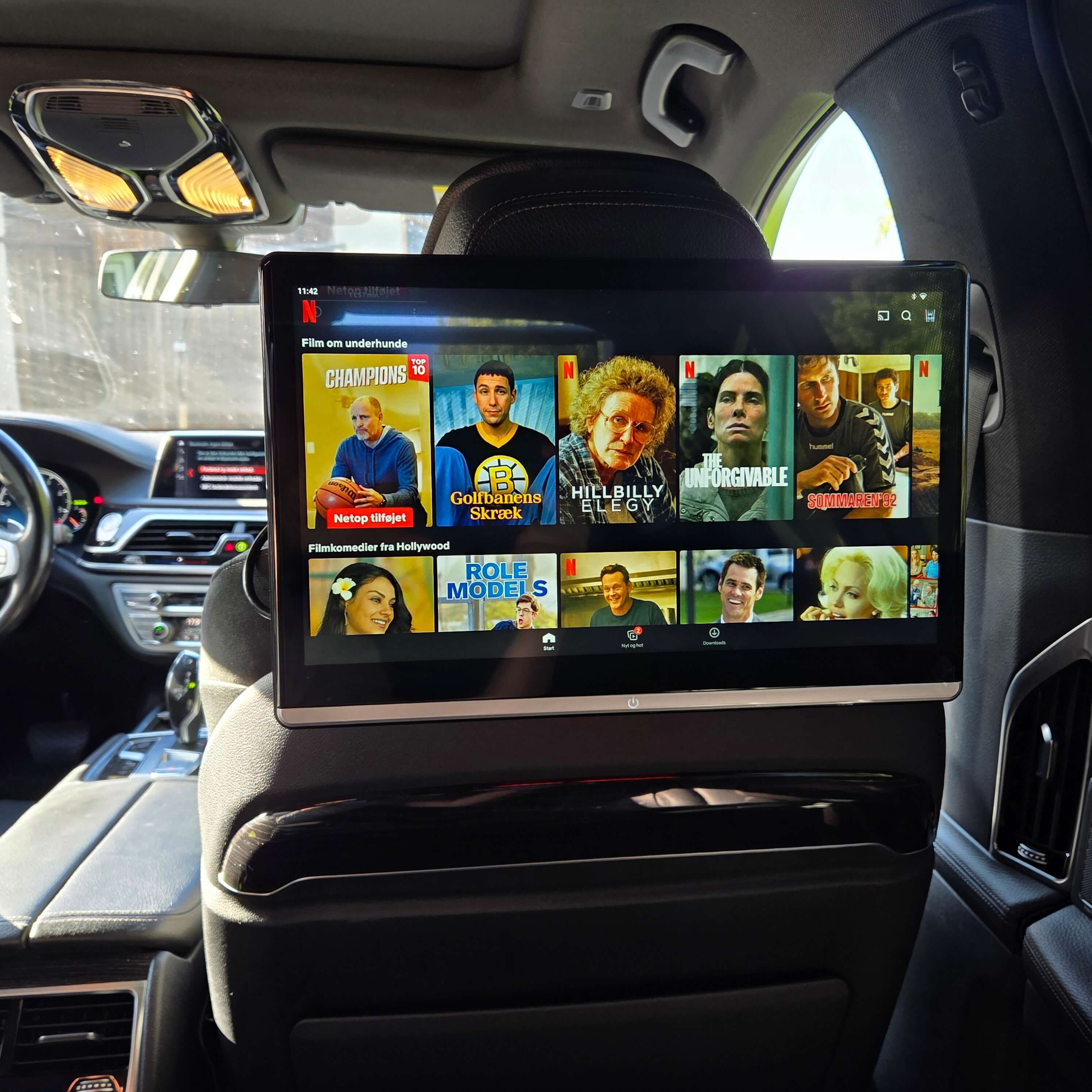 Écran arrière de siège 14" avec Netflix, YouTube, TV2 Play, etc. – Carmedia24.fr