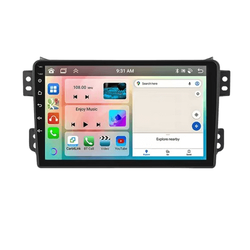 Suzuki Splash/Opel Agila - Autoradio 9" avec Apple CarPlay et Android Auto – Carmediaeurope.com