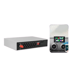 Draadloze Apple CarPlay voor Audi – retrofit voor MIB/MMI 3G/RMC (origineel scherm) met module en weergave op het scherm.
