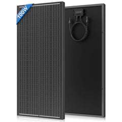 Panneaux solaires 100W – 2 panneaux solaires monocristallins (200W au total) 