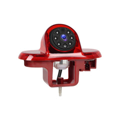 Achteruitrijcamera voor Renault Trafic/Opel Vivaro – rode camera met 140° kijkhoek en IP67-bescherming.