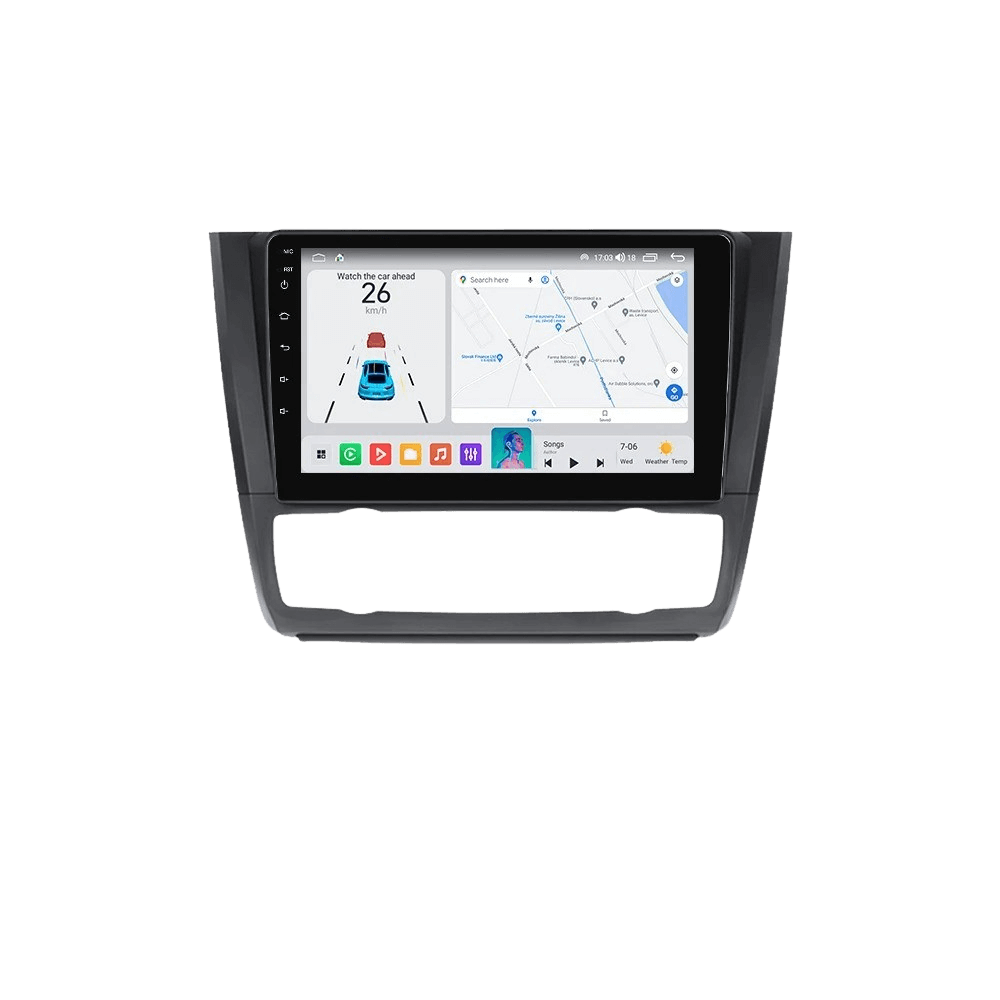 BMW 1-serie 04-11 - 9" radio met Apple CarPlay en Android Auto – Carmediaeurope.com