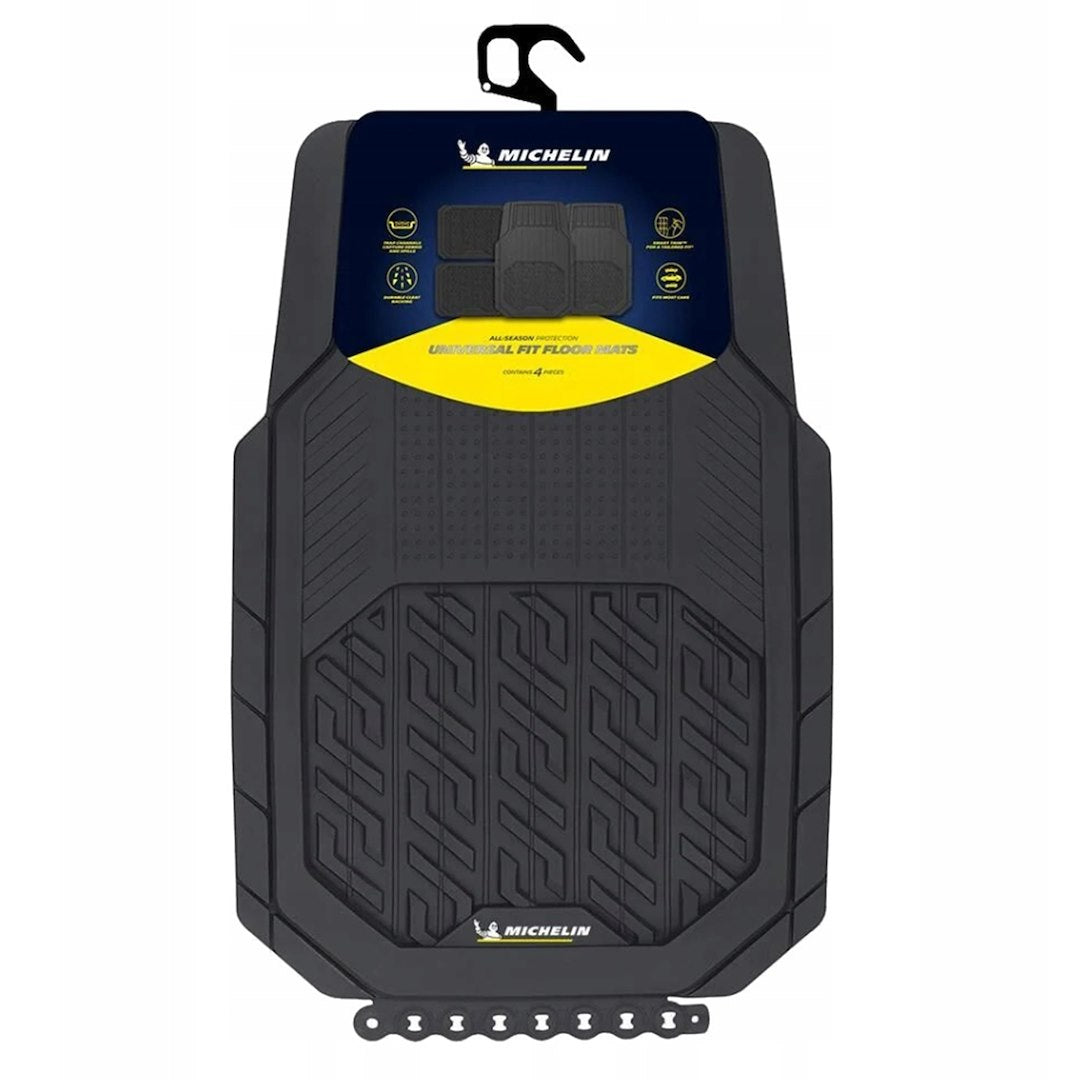 Tapis de sol en caoutchouc Michelin avant et arrière, lot de 4