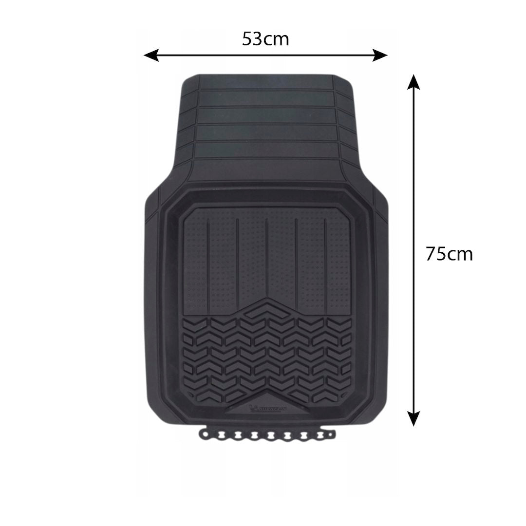 Tapis de sol en caoutchouc Michelin Rubber Mats pour l’avant, lot de 2.