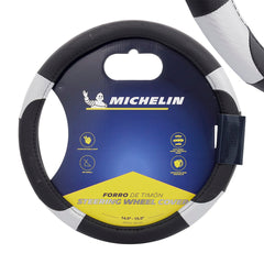 Couvre-volant M 36,8-39,4 cm noir et gris