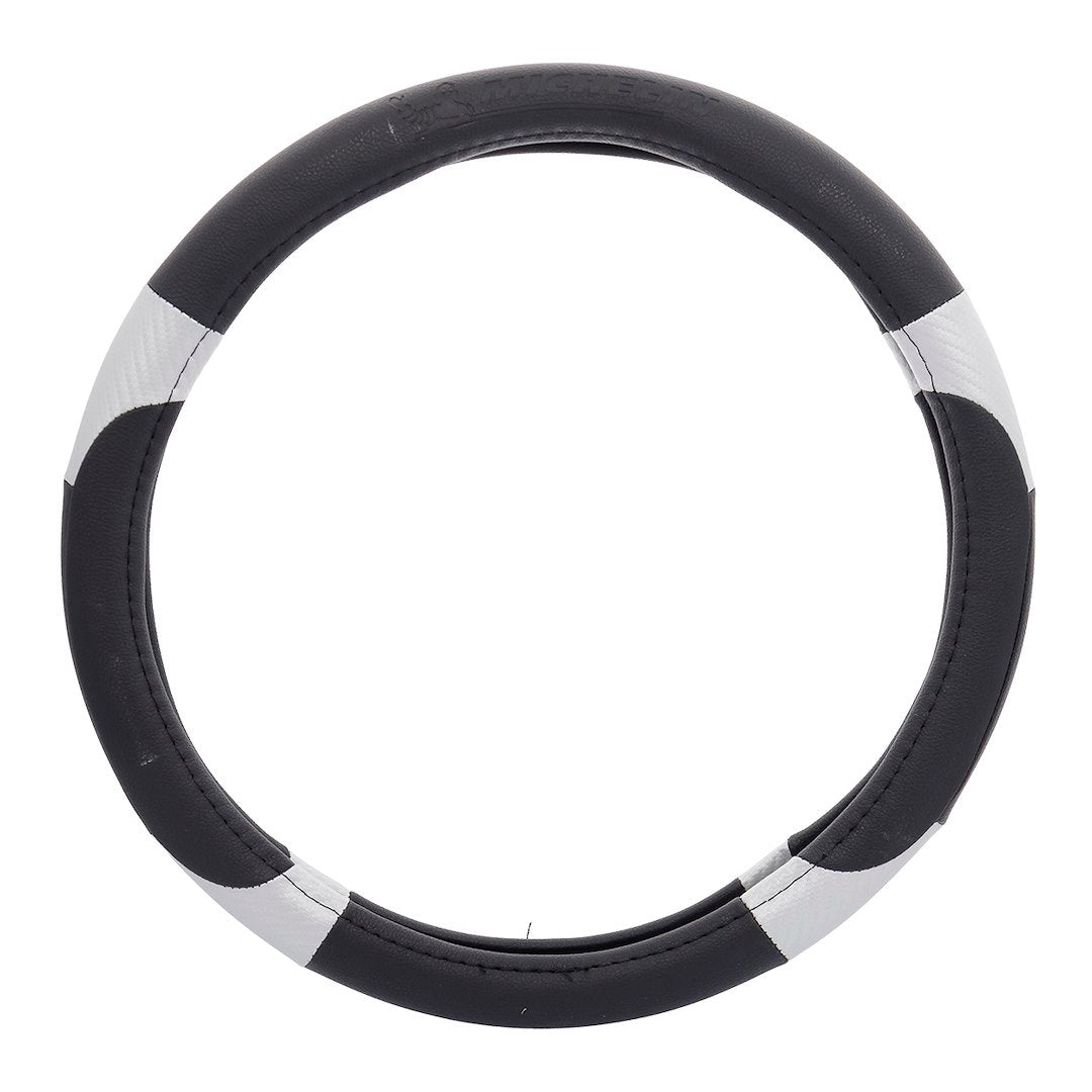 Couvre-volant M noir et gris pour voiture