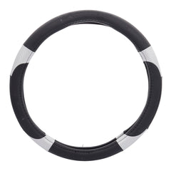 Couvre-volant M noir et gris pour voiture