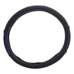 Couvre-volant noir et bleu en taille M