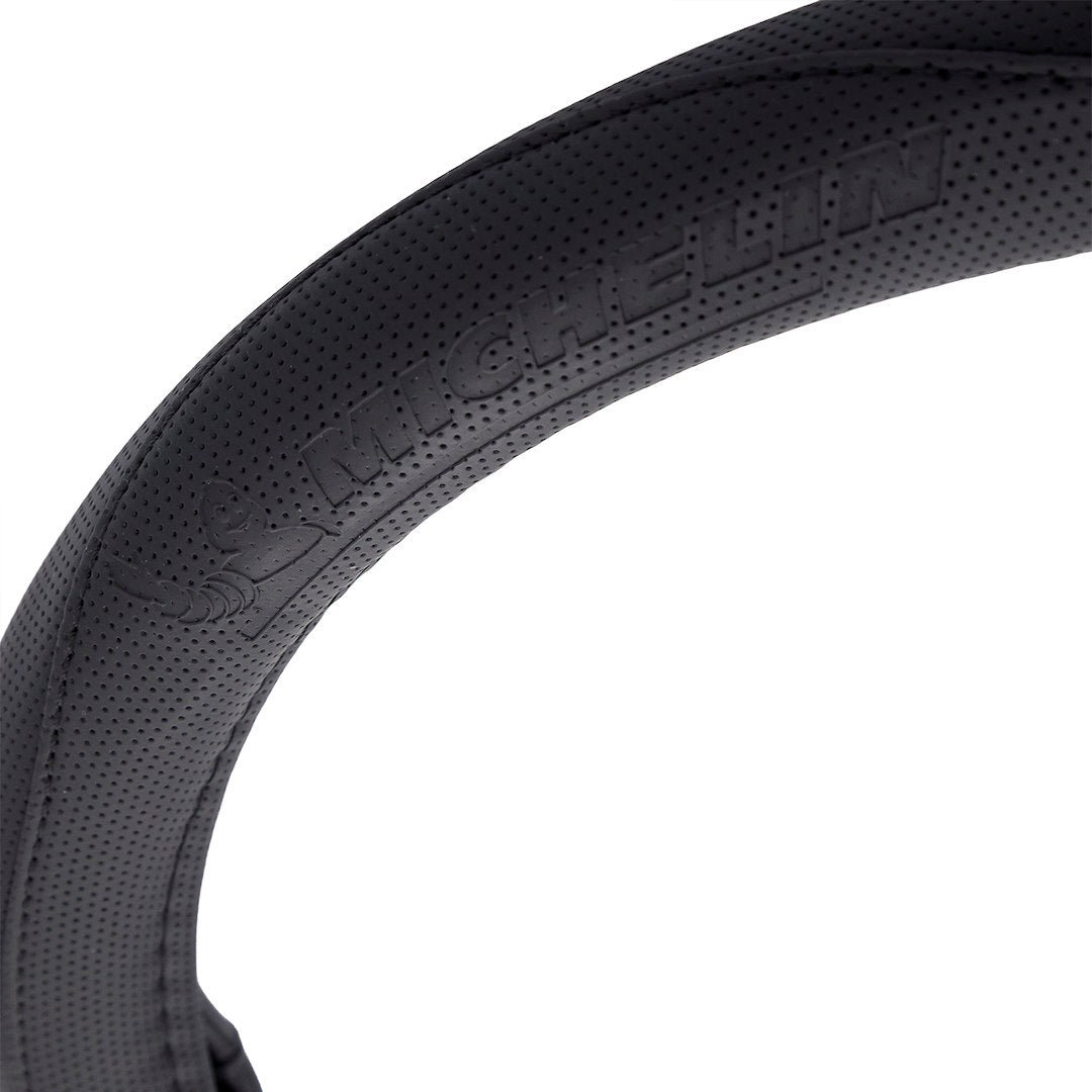 Couvre-volant M noir et rouge pour voiture
