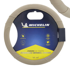 Couvre-volant beige taille M pour volant de 36,8 à 39,4 cm