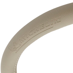 Couvre-volant M beige pour volant de voiture