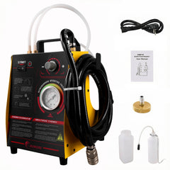 Purgeur de freins 220V avec pompe à vide et pression réglable de 0,6 à 4,0 bars 
